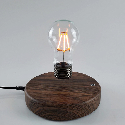 Левитирующая лампочка на круглой платформе - рис 14.