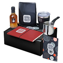 Подарочный набор Re:y. Routine с туркой, термокружкой и кофе