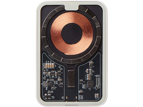 Беспроводной магнитный внешний аккумулятор с QC\PD MagnifIQ, 10000 мАч, 15 Вт, белый - рис 4.