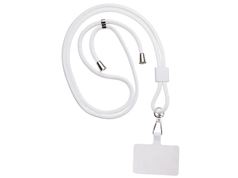 Ремешок на шею для телефона Риксо, белый