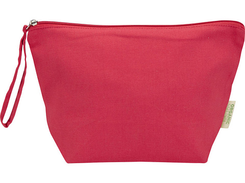 Косметичка Odisha из органического материала OCS, 180 г/м², 3 л, красный - рис 2.