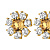 Серьги AUBRA SG GOLDEN Dyrberg Kern 460081 - миниатюра - рис 3.