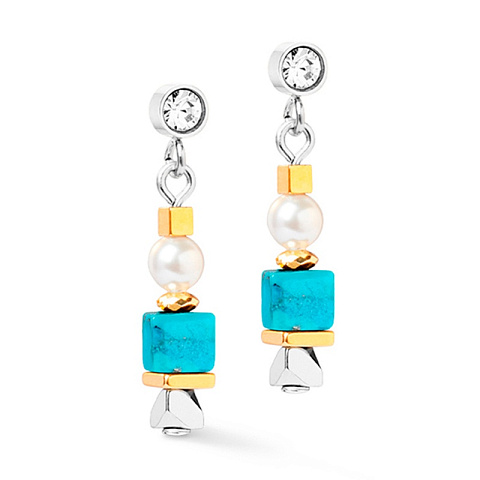Серьги Turquoise Coeur de Lion 4314/21-0600 - рис 4.