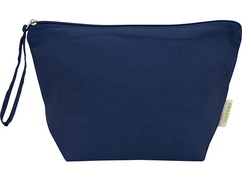 Косметичка Odisha из органического материала OCS, 180 г/м², 3 л, темно-синий - рис 2.