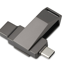 Флешка 64 ГБ USB Type-C и USB 3.0 Тесла