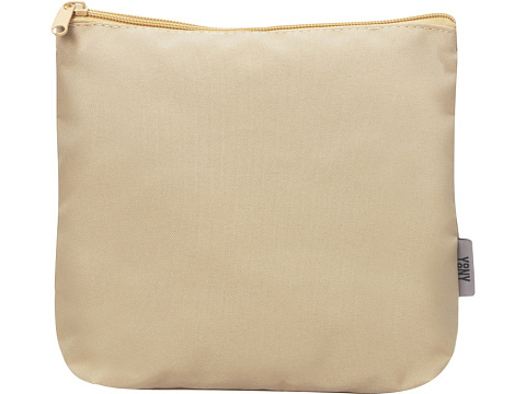 Органайзер для электроники и проводов Amalia из полиэстера 300D с подкладкой, бежевый - рис 3.