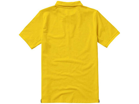 Calgary мужская футболка-поло с коротким рукавом, желтый - рис 7.