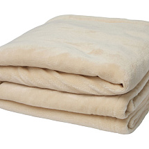 Эшн одеяло из переработанного шерпа GRS, бежевый