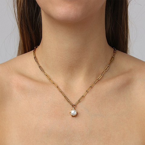 Колье TESSA SG WHITE PEARL Dyrberg Kern 480132 - рис 3.