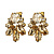 Серьги DRAGO SG GOLDEN Dyrberg Kern 470020 - миниатюра - рис 3.