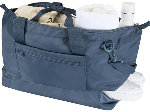 Трип Эви дорожная спортивная сумка из переработанного материала объемом 42 л, серо-синий - рис 5.