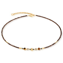 Колье Brown-Gold