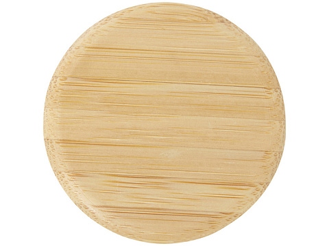 Стеклянная бутылка для воды Porto объемом 500 мл с силиконовой ручкой и бамбуковой крышкой - Brick - рис 4.