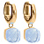 Серьги FIRENZE (G) Hellblau Qudo 107001/20-4733 - миниатюра - рис 2.
