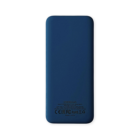 Внешний аккумулятор Kris soft touch, 10000mAh (Тёмно-синий) - рис 4.