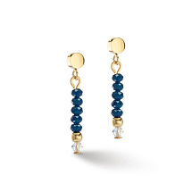 Пусеты Dark Blue Coeur de Lion 2033/21-0721