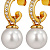 Серьги LIORA SG WHITE / CRYSTAL - миниатюра - рис 4.