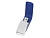 Флеш-карта USB 2.0 16 Gb с магнитным замком Vigo, синий/серебристый - миниатюра - рис 2.