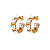 Серьги HARDY SG CRYSTAL Dyrberg Kern 480014 - миниатюра