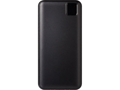 Внешний аккумулятор со встроенными кабелями Фрэйм Квик, быстрая зарядка, 10000мач, черный - рис 3.