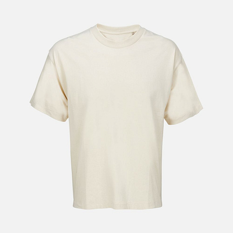 Футболка оверсайз унисекс Legacy, светло-бежевая (неокрашенная)