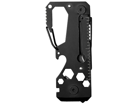 Мультитул с карабином 13-в-1 Блэкер, черный - рис 2.