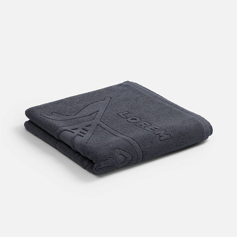 Полотенце на заказ Surpass с рельефным логотипом, большое - рис 3.