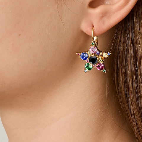 Серьги LIBRA SG RAINBOW Dyrberg Kern 450015 - рис 2.
