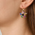 Серьги LIBRA SG RAINBOW Dyrberg Kern 450015 - миниатюра - рис 2.