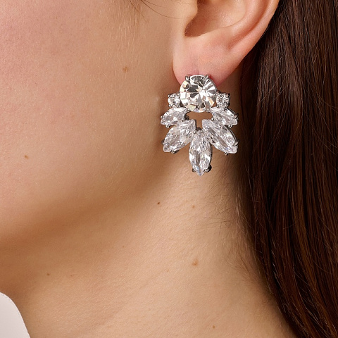 Серьги DRAGO SS CRYSTAL Dyrberg Kern 470023 - рис 4.