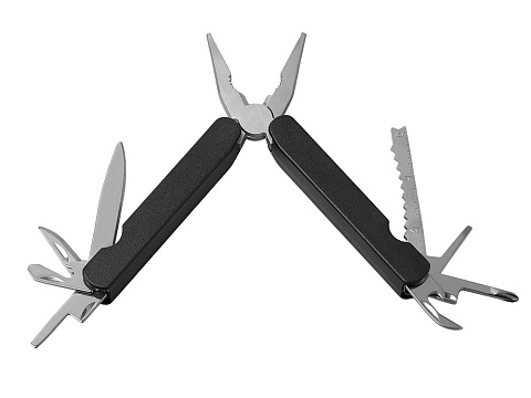 Мультитул-пассатижи Рэйн 10-в-1, черный