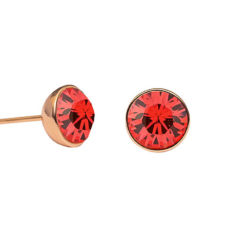 Пусеты Padparadscha Fiore Luna SWE298 PA RG - рис 3.