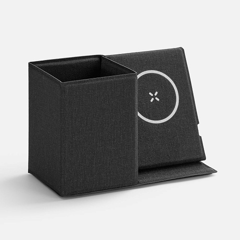 Складной органайзер с беспроводной зарядкой Midstream ver.2, серый - рис 3.