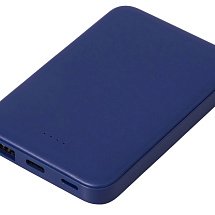 Внешний аккумулятор Simp, 5000 мАч, темно-синий