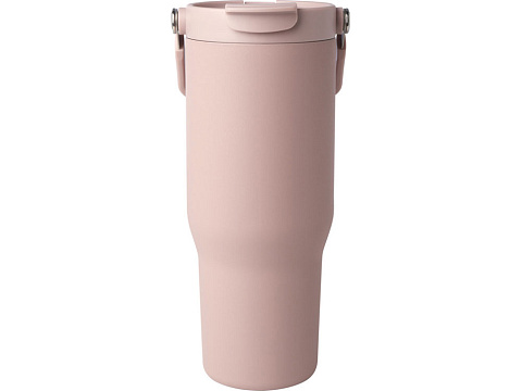 Термостакан Bronx/Бронкс объемом 900 мл из меди и переработанной нержавеющей стали, сертифицированной по стандарту RCS, с вакуумной изоляцией и крышкой с двойной функцией - Пыльно-розовый - рис 3.
