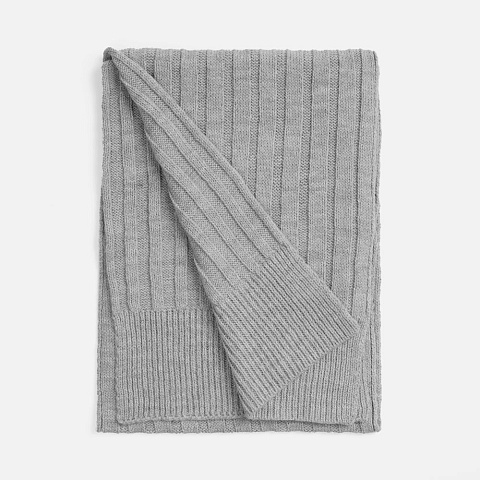 Шарф Bellish, светло-серый меланж - рис 4.