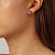 Пусеты DIA SG ROSE Dyrberg Kern 430136 - миниатюра - рис 2.