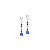 Серьги Blue Coeur de Lion 5027/21-0700 - миниатюра