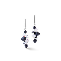 Серьги Black-Crystal Coeur de Lion 4640/21-1318