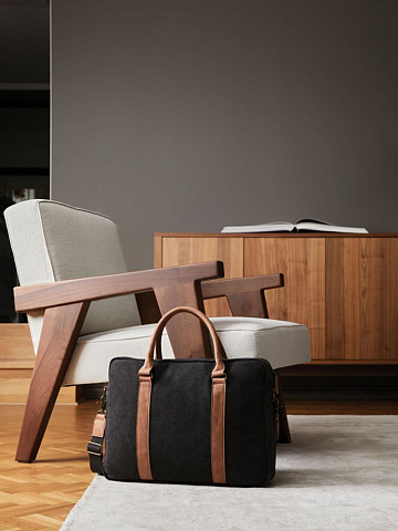 Сумка для ноутбука Bosler, черная - рис 5.