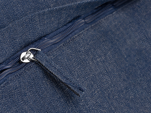 Сумка из переработанной джинсовой ткани Крик (Kirk), синий - рис 4.