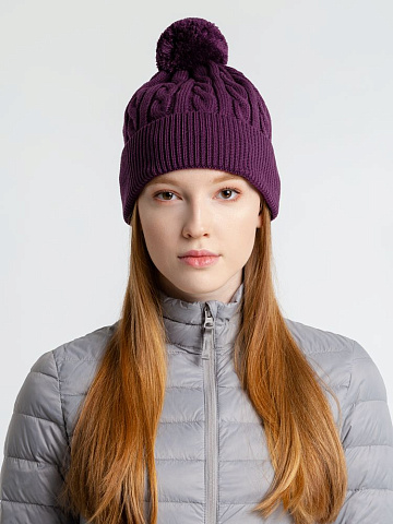 Шапка Heat Trick, баклажановая - рис 6.