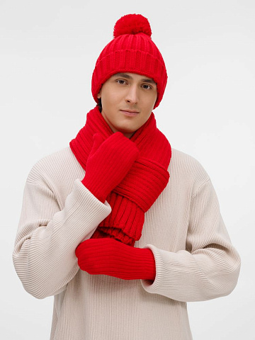 Шапка HappyGo, красная - рис 7.