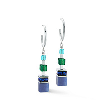 Серьги Blue-Green Coeur de Lion 3039/21-0705