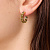 Серьги RAQUEL SG BROWN Dyrberg Kern 470111 - миниатюра - рис 2.