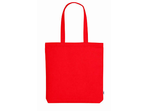 Сумка Твил из хлопка, 210 г/м2, красный - рис 2.