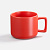 Чашка Jumbo в коробке матовая, красная - миниатюра - рис 3.