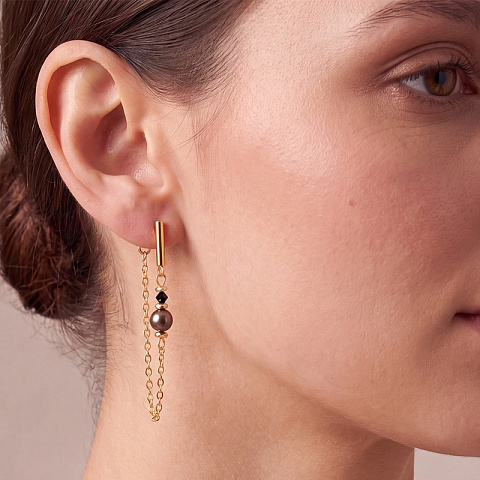 Серьги Brown-Gold - рис 3.