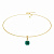 Колье FIRENZE (G) Emerald Qudo 107001/48-4507 - миниатюра