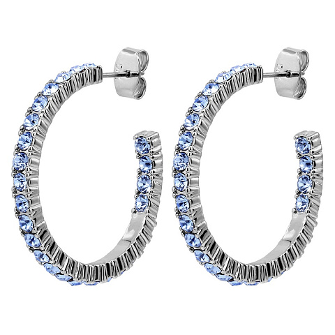 Серьги PINA SS LIGHT BLUE - рис 4.